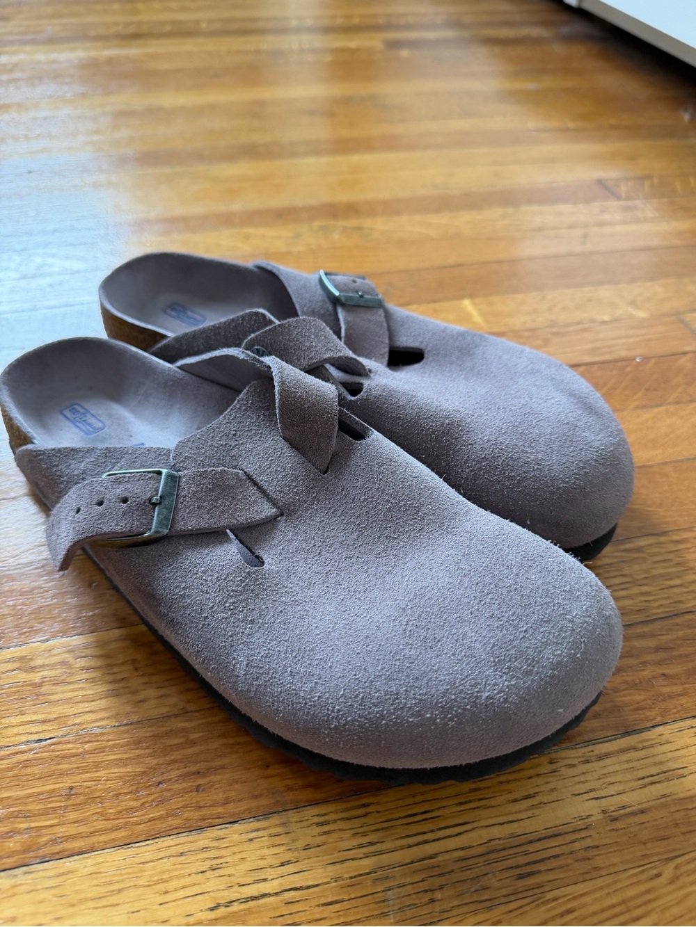 Birkenstock Boston Soft Footbed Clog in Lavender Sky